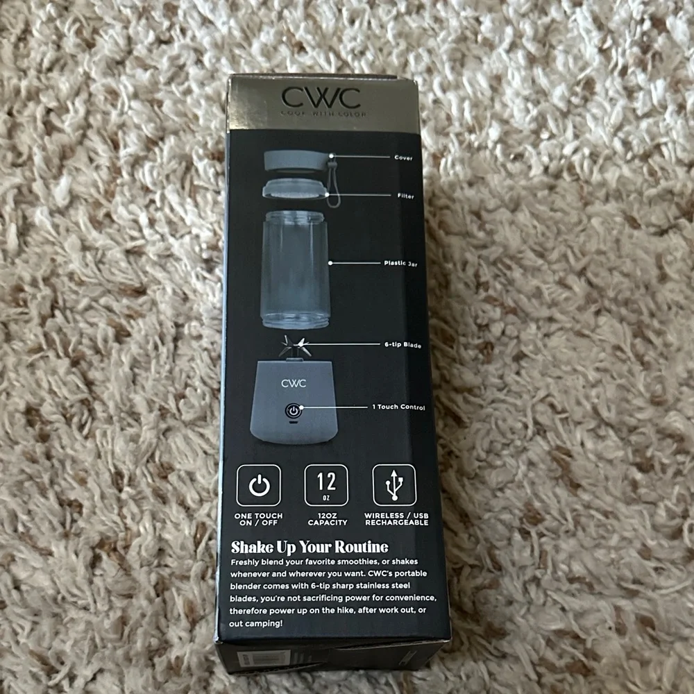 CWC Portable Blender - Gray - Picture 2 of 5